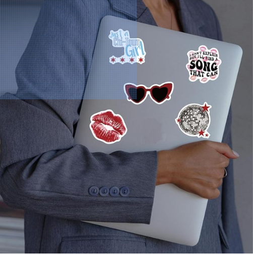 Aesthetic Downtown Girls Stickers Pack Trendy Y2K Stickers(50) | Waterproof Cool Girls Sticker for Teens Adults, Vinyl Decals for Laptop Kindle Water Bottle Scrapbook, Party Supplies