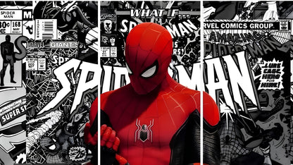 Spider-Man 6-Piece Poster Set | Premium A4 Marvel Wall Art Collection