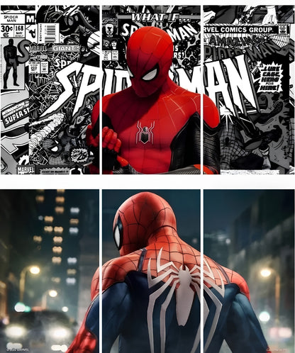 Spider-Man 6-Piece Poster Set | Premium A4 Marvel Wall Art Collection